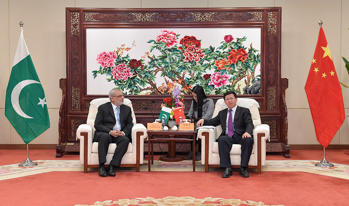 吴艳华会见巴基斯坦外层空间与大气研究委员会主席纳迪姆