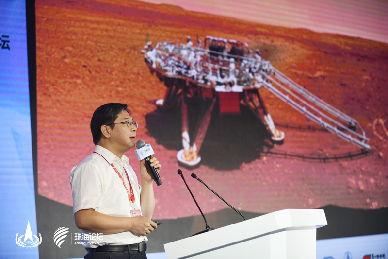 "祝融号"火星车总设计师贾阳发表精彩演讲
